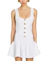 Retroféte Brooke Bandage-knit Dress In White