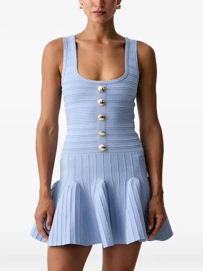 Retroféte Brooke Mini Dress In Blue