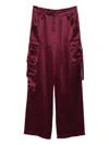 Retroféte Cargo-pocket Trousers In Red
