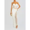 Retroféte Carla Jumpsuit In White