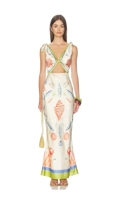 Retroféte Carlotte Dress In Multi