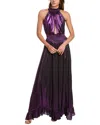 Retroféte Carly Gown In Purple