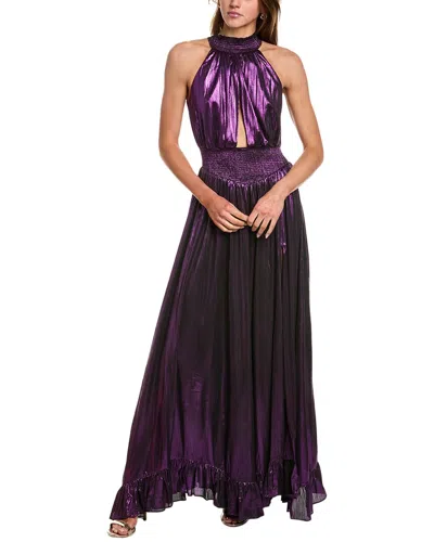 Retroféte Carly Gown In Purple