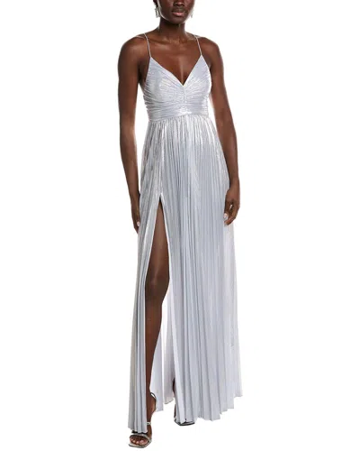 Retroféte Retrofête Carolina Maxi Dress In Silver