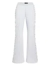 Retroféte Carsyn Crystal-embellished Track Pants In Grey