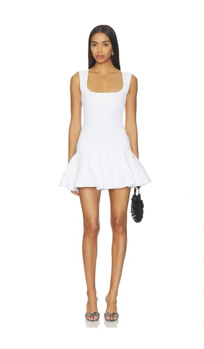 Retroféte Caterina Knit Mini Dress In White