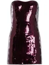Retroféte Cecil Sequin Dress In 紫色