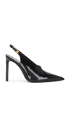 Retroféte Celia Leather Slingback In 블랙