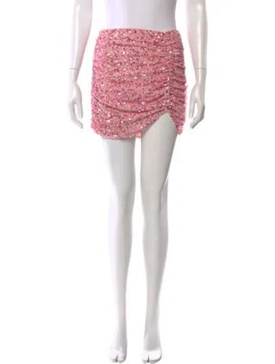 Pre-owned Retroféte Chain-link Accents Mini Skirt In Pink