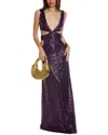 Retroféte Retrofête Chrissy Maxi Dress In Purple