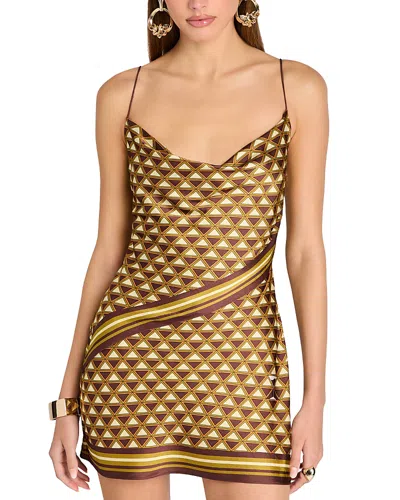 Retroféte Clemenza Mini Dress In Green
