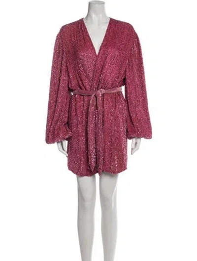 Pre-owned Retroféte Coat In Pink
