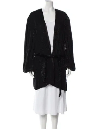 Pre-owned Retroféte Coat W/ Tags In Black