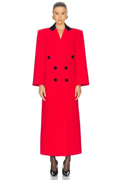 Retroféte Constance Coat In Red