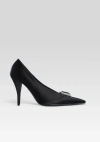 Retroféte 95mm Corinna Jewel-embellished Pumps In Black With Gemstone