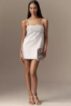 Retroféte Cornelia Crystal-embellished Mini Dress In White