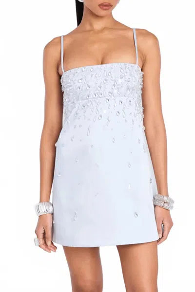 Retroféte Cornelia Embellished Dress In Dove In White