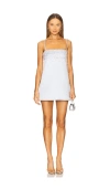 Retroféte Cornelia Embellished Shift Dress In White