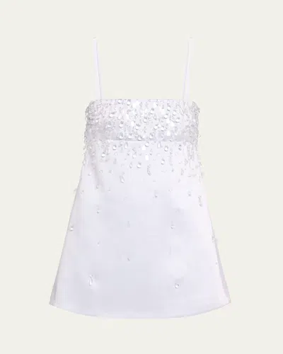 RETROFÉTE CORNELIA EMBELLISHED SHIFT DRESS