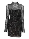 Retroféte Cossette Embellished Mini Dress In Black
