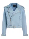 Retroféte Shay Denim Jackets In Blue Cotton