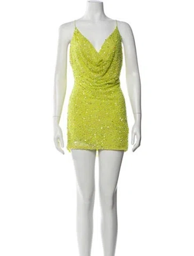 Pre-owned Retroféte Cowl Neck Mini Dress