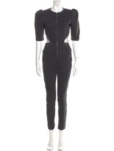 Pre-owned Retroféte Crew Neck Jumpsuit In Gray