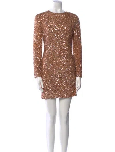 Pre-owned Retroféte Crew Neck Mini Dress