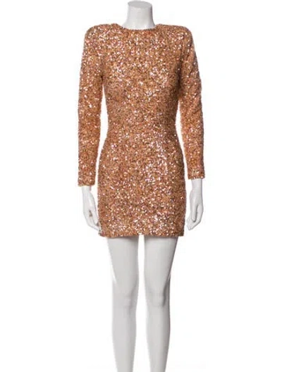 Pre-owned Retroféte Crew Neck Mini Dress W/ Tags In Multi