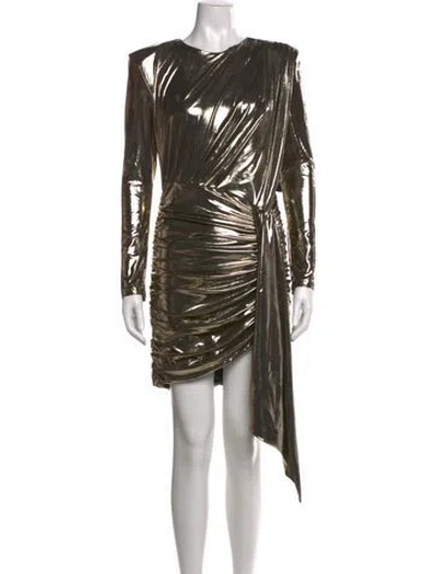 Pre-owned Retroféte Crew Neck Mini Dress W/ Tags In Multi