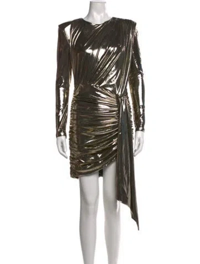 Pre-owned Retroféte Crew Neck Mini Dress W/ Tags In Multi