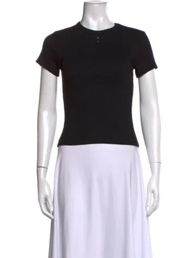 Pre-owned Retroféte Crew Neck Short Sleeve T-shirt In Black