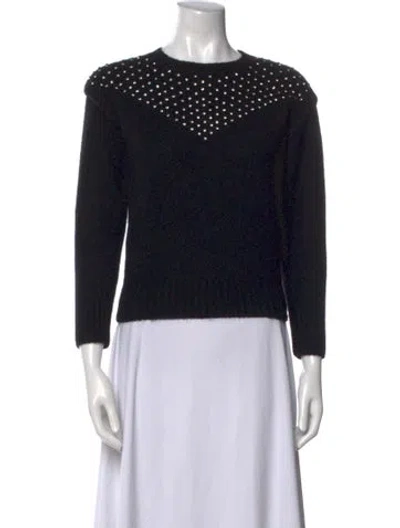 Pre-owned Retroféte Crew Neck Sweater In Black