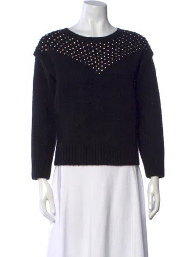 Pre-owned Retroféte Crew Neck Sweater In Black
