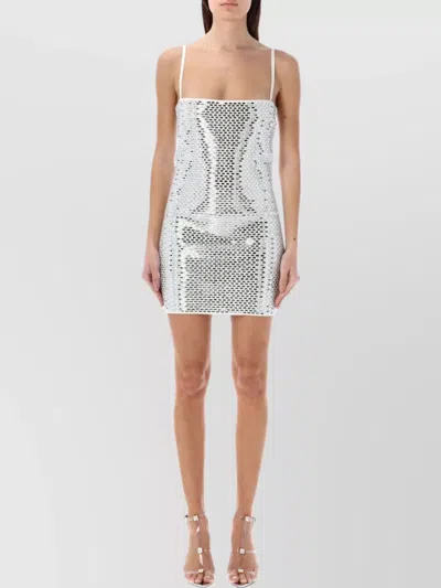 Retroféte Avanyah Knit Mini Bodycon Dress In White