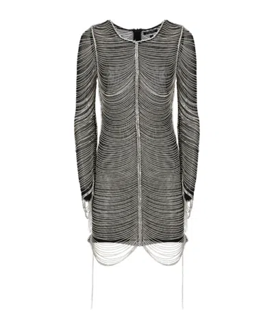 Retroféte Crystal-embellished Minidress