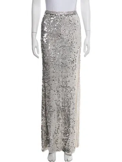 Pre-owned Retroféte Crystal Embellishments Long Skirt In Multicolor