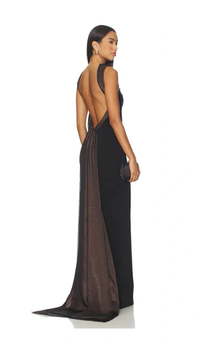 Retroféte Daufine Dress In Black