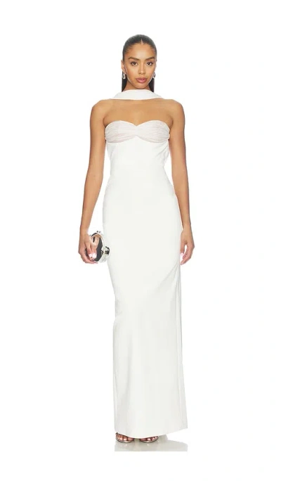 Retroféte Daufine Maxi Dress In White