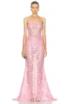 Retroféte Delaina Dress In Pink