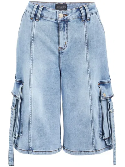 Retroféte Women's Sarta Shorts In Vintage Celeste