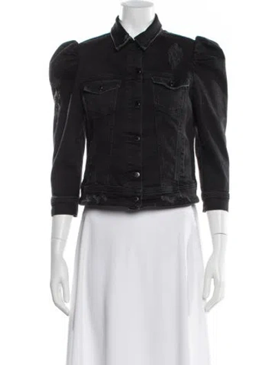 Pre-owned Retroféte Denim Jacket In Black