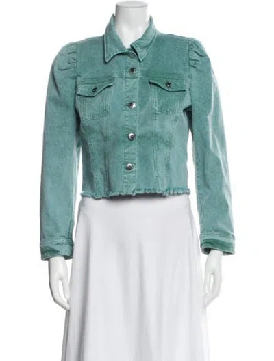 Pre-owned Retroféte Denim Jacket In Green