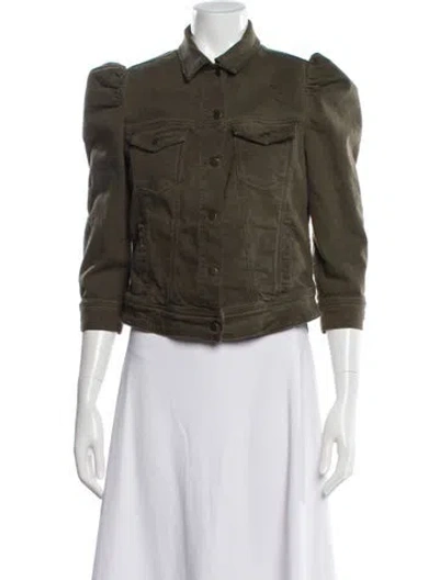 Pre-owned Retroféte Denim Jacket In Green
