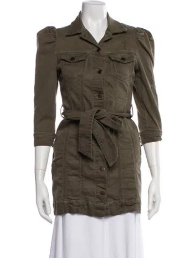 Pre-owned Retroféte Denim Jacket In Green