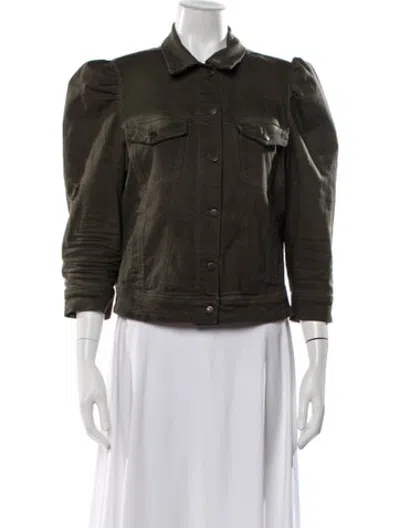 Pre-owned Retroféte Denim Jacket In Green