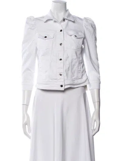 Pre-owned Retroféte Denim Jacket In Neutrals/white