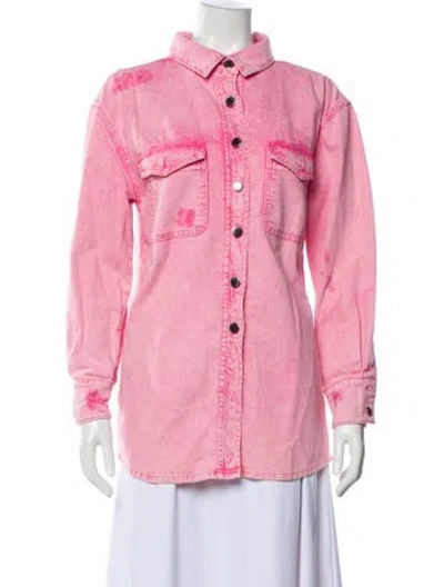 Pre-owned Retroféte Denim Jacket In Pink