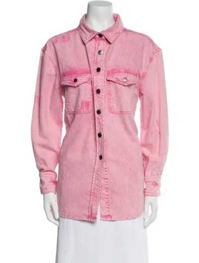 Pre-owned Retroféte Denim Jacket In Pink