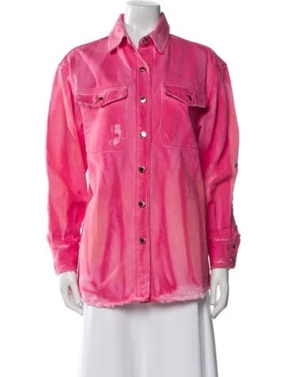 Pre-owned Retroféte Denim Jacket In Pink